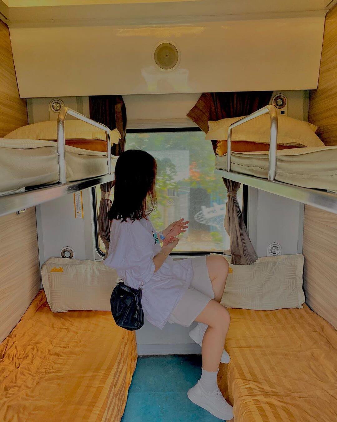 Lựa chọn tàu hỏa cho chuyến du lịch Ninh Thuận từ Sài Gòn đang là xu hướng hot hiện nay. Ảnh: diamanta___2306