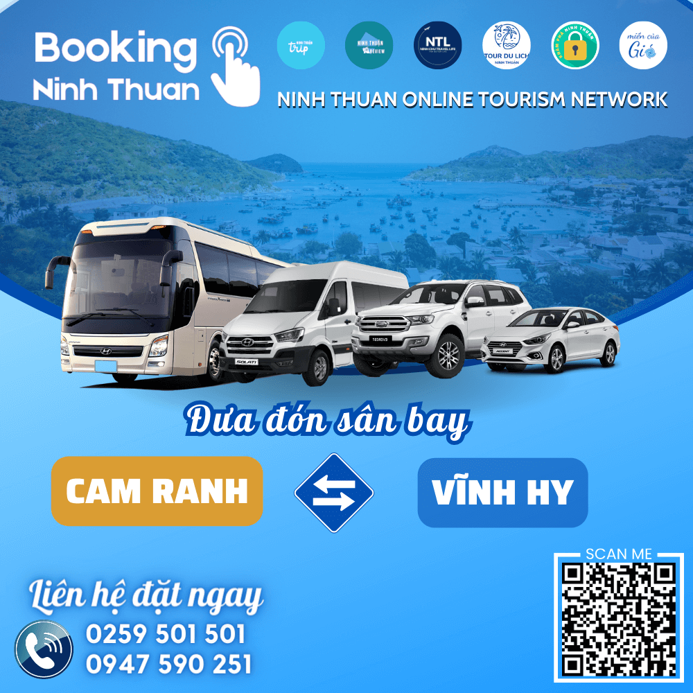 Đặt thuê xe sân bay Cam Ranh đi Vĩnh Hy giá tốt nhất tại Ninh Chữ Travel Life